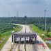 Gerbang Tol di ruas Jalan Tol Trans Sumatera (JTTS) yang dikelola PT Hutama Karya (Persero). (Dok. Humas HK)