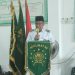 Wakil Gubernur Jambi Abdullah Sani menyampaikan sambutan saat menghadiri Halal Bihalal dan peringatan Hari Lahir ke-80 Muslimat NU di Sekretariat NU Provinsi Jambi, Rabu (1/4/2026). (Dok. Stepanus)