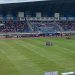 Suasana stadion saat pertandingan sepak bola di Stadion Swarna Bumi, Jambi. (Dok,. Daus)
