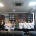 Danrem 042/Gapu Brigjen TNI Nyamin bersama Rektor UIN STS Jambi Kasful Anwar dan jajaran berfoto usai penandatanganan Nota Kesepahaman (MoU) di Gedung Rektorat UIN STS Jambi, Senin (12/4/2026), (Dok. Nahar)