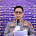 Kabid Humas Polda Jambi Kombes Pol. Erlan Munaji menyampaikan keterangan kepada awak media terkait penanganan konflik antara warga Suku Anak Dalam (SAD) dan petugas keamanan PT Sari Aditya Loka (SAL) Dok.Nahar)