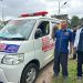 Wakil Ketua Bidang Organisasi PWI Provinsi Jambi, Nalom Siadari meyampiakan sambutan pada Aksi demonstrasi damai kader dan simpatisan Partai NasDem di Jambi, Selasa (14/4/2026). (Dok. Daus)