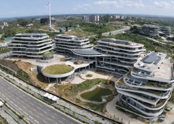 Tampak kawasan infrastruktur yang dikembangkan PT Hutama Karya (Persero) sebagai bagian dari proyek strategis nasional. (Dok. Humas HK)