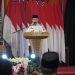 Gubernur Jambi Al Haris menyampaikan sambutan saat Musrenbang RKPD Provinsi Jambi Tahun 2027 di Auditorium Rumah Dinas Gubernur Jambi, Rabu (15/4/2026). (Dok. Erik)