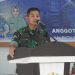 Danrem 042/Gapu Nyamin memberikan arahan kepada prajurit saat kunjungan kerja di Kodim 0419/Tanjab, Rabu (15/4/2026). (Dok. Nahar)
