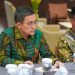 Sejumlah pejabat BUMN mengikuti rapat koordinasi terkait penguatan tata kelola dan restrukturisasi BUMN Karya di Jakarta, Kamis (16/4/2026). (Dok. Humas HK)