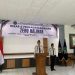 Kepala LPKA Muara Bulian memimpin pembacaan ikrar dan penandatanganan komitmen Zero Halinar yang diikuti seluruh petugas di lingkungan LPKA Kelas II Muara Bulian, Senin (20/4/2026). (Dok. Humas)
